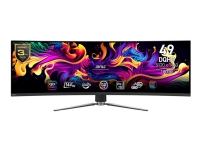 MSI MPG 491CQPDE QD-OLED - OLED-monitor - gaming - kurvet - 49 - 5120 x 1440 Dual Quad HD @ 144 Hz - 1000 cd/m² - 1500000:1 - DisplayHDR 400 True Black - 0.03 ms - 2xHDMI, DisplayPort, USB-C - sort