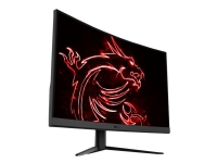 MSI Optix G32CQ4DE E2 - LCD-skærm - kurvet - 32 (31.5 til at se) - 2560 x 1440 WQHD @ 170 Hz - VA - 250 cd/m² - 3000:1 - 1 ms - 2xHDMI, DisplayPort - sort