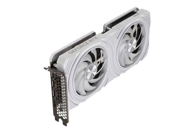 Palit GeForce RTX 4060 Ti White 8GB Grafikkort - 8GB GDDR6X - NVIDIA RTX 4060 Ti - PCI Express 4.0