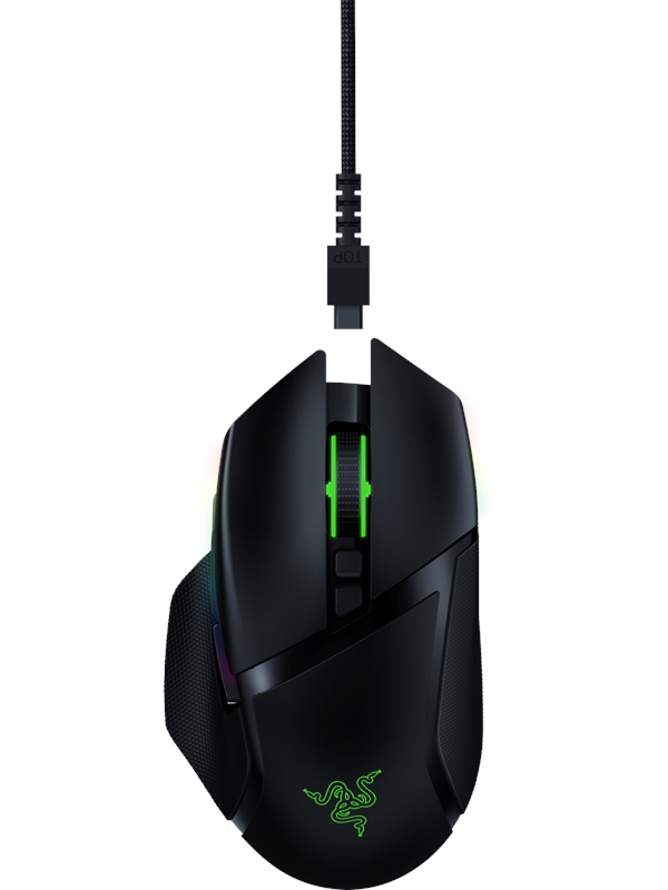 Razer Basilisk Ultimate - Gaming Mus - Optisk - 11 knapper - Sort med RGB lys