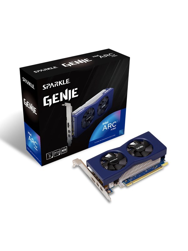 Sparkle Arc A380 Genie - 6GB GDDR6 RAM - Grafikkort