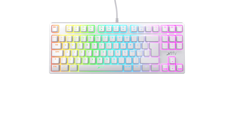 Xtrfy K4 RGB TKL HVID Mekanisk Gaming Tastatur RGB