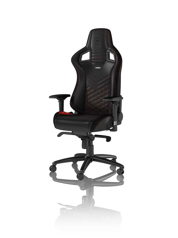 noblechairs EPIC Series - Black / Red Gamer Stol - Sort / Rød - PU Læder - Op til 120 kg