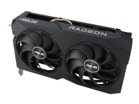 ASUS Dual Radeon RX 7600 V2 8GB - OC Edition - grafikkort - Radeon RX 7600 - 8 GB GDDR6 - PCIe 4.0 - 3 x DisplayPort, HDMI - boks