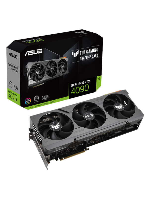 ASUS GeForce RTX 4090 TUF - 24GB GDDR6X RAM - Grafikkort