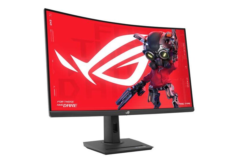 ASUS ROG Strix XG32WCMS skærm - LED baglys - 32" - Rapid VA - 1ms - QHD 2560x1440 ved 280Hz