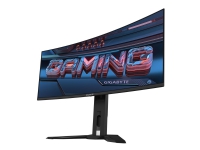 Gigabyte MO34WQC - OLED-monitor - gaming - kurvet - 34 - 3440 x 1440 WQHD @ 175 Hz - 1000 cd/m² - 1500000:1 - DisplayHDR 400 True Black - 0.03 ms - 2xHDMI, DisplayPort, USB-C - højtalere