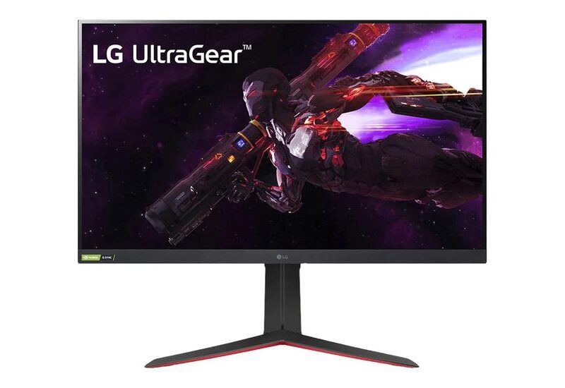 LG UltraGear 32GP850-B skærm - WLED - 31.5" - NVIDIA G-SYNC Compatible, AMD FreeSync Premium - Nano IPS - 1ms - QHD 2560x1440 : 180Hz, DisplayPort: 165Hz, HDMI: 144Hz)