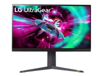 LG UltraGear 32GR93U-B - GR93U Series - LED-skærm - gaming - 32 (31.5 til at se) - 3840 x 2160 4K @ 144 Hz - IPS - 500 cd/m² - 1000:1 - DisplayHDR 400 - 1 ms - 2xHDMI, DisplayPort - lillagrå