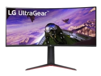 LG UltraGear 34GP63AP-B - LED-skærm - kurvet - 34 - 3440 x 1440 UWQHD @ 160 Hz - VA - 300 cd/m² - 3000:1 - HDR10 - 1 ms - 2xHDMI, DisplayPort - højtalere