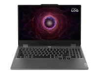 Lenovo LOQ 15ARP9 83JC - 180° hængselsdesign - AMD Ryzen 7 - 7435HS / op til 4.5 GHz - Win 11 Home - GeForce RTX 4060 - 24 GB RAM - 512 GB SSD NVMe - 15.6 IPS 1920 x 1080 (Full HD) @ 144 Hz - Gigabit Ethernet - Wi-Fi 6 - luna-grå - kbd: nordisk (dansk/finsk/norsk/svensk)