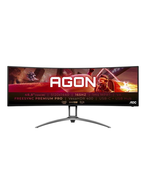 49" AOC Gaming AG493UCX2 - 5120x1440 - 165Hz - VA - Curved