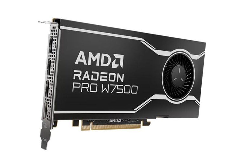 AMD Radeon Pro W7500 Grafikkort - 8GB GDDR6 - AMD Radeon Pro W7500 - PCI Express 4.0 x8