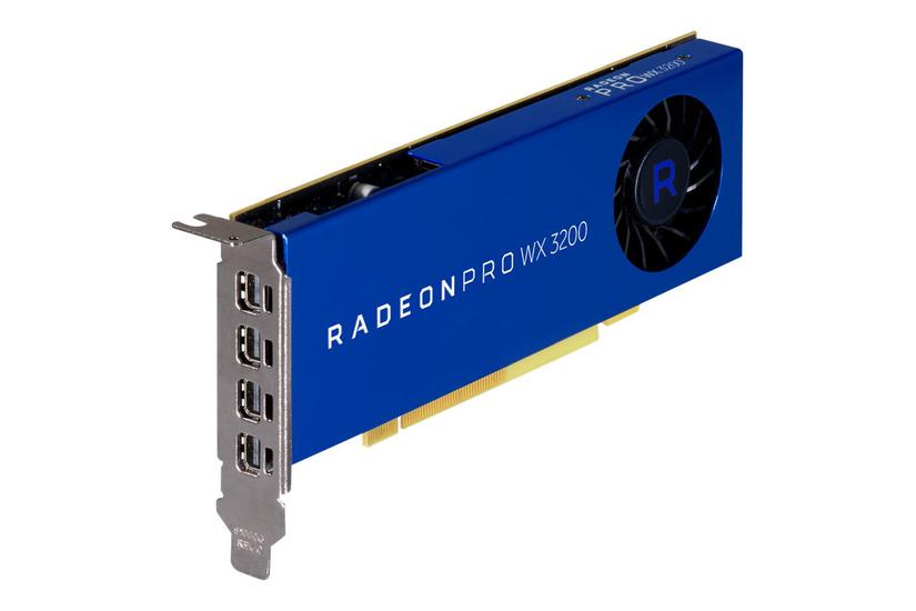 AMD Radeon Pro WX 3200 Grafikkort - lavprofil - 4GB GDDR5 - AMD Radeon Pro WX 3200 - PCI Express 3.0 x16