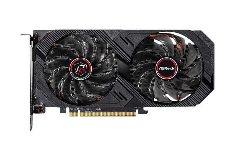 ASRock Phantom Gaming D Radeon RX 6500 XT 4GB OC Grafikkort - 4GB GDDR6 - AMD Radeon RX 6500 XT - PCI Express 4.0