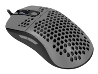 Arozzi Favo - Mus - optisk - 7 knapper - kablet - USB - Grå