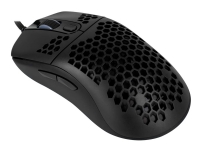 Arozzi Favo - Mus - optisk - 7 knapper - kablet - USB - Sort