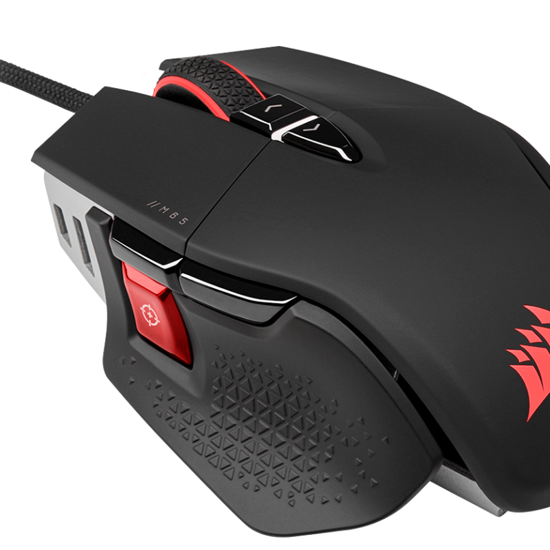 CORSAIR Gaming M65 RGB ULTRA Optisk Kabling Sort