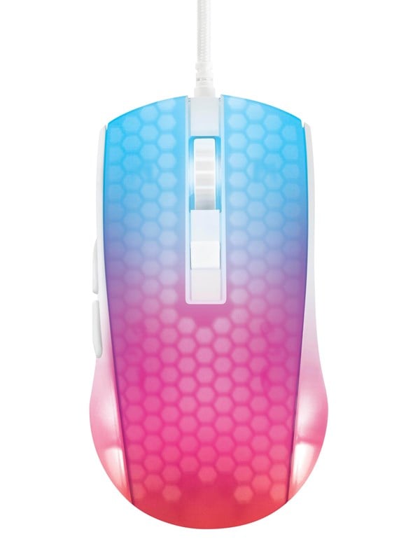 Deltaco WM87 - Gaming Mus - 6 knapper - Hvid