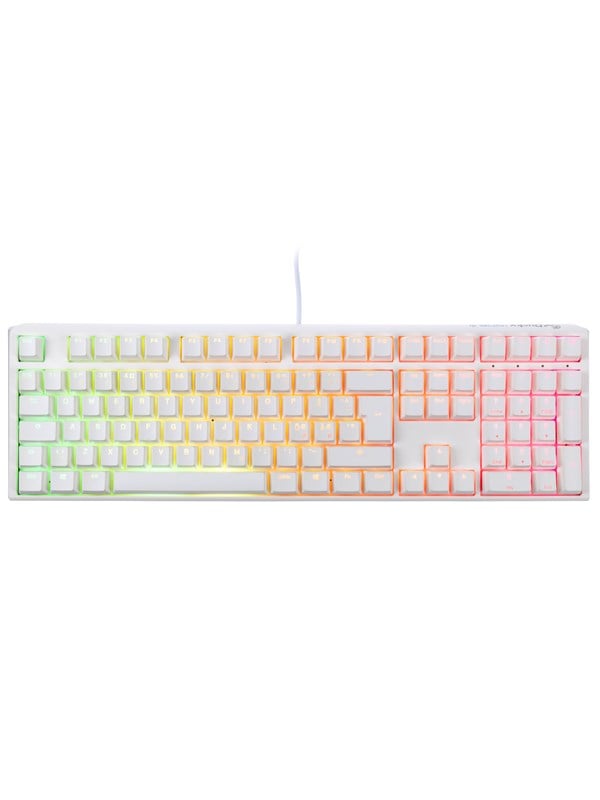 Ducky One 3 - Classic Pure White ND - Fullsize - Gaming Tastatur - Nordisk - Hvid