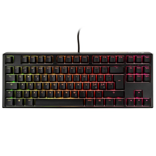 Ducky One 3 - Klassisk Sort / Hvid Nordic - TKL - Gateron Baby Kangaroo - RGB