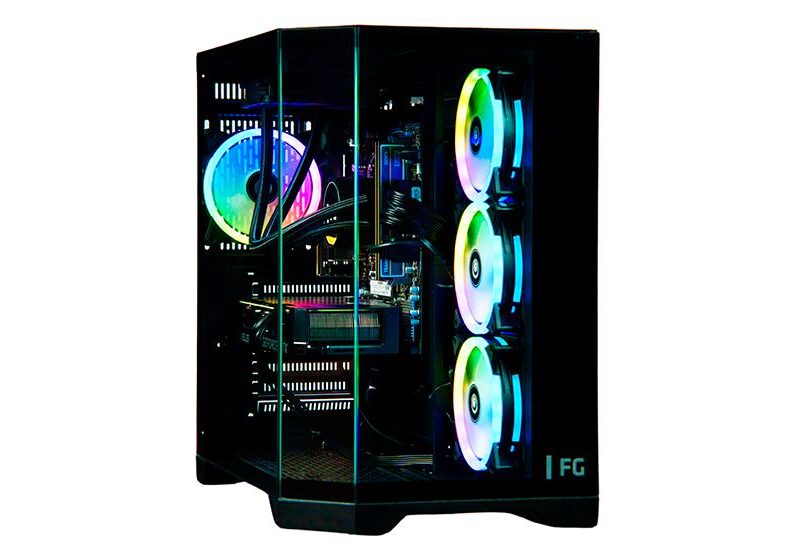 Føniks AMD Ryzen 7/RTX4070 Gamer Computer - AMD Ryzen 7 7800X3D - Vandkøler - 32GB DDR5 - GeForce RTX 4070 12GB - 2TB SSD M.2 - Uden Windows licens