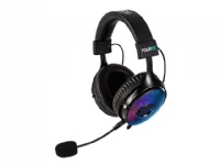 Fourze GH350 Gaming RGB - Headset - fuld størrelse - kabling - USB - sort