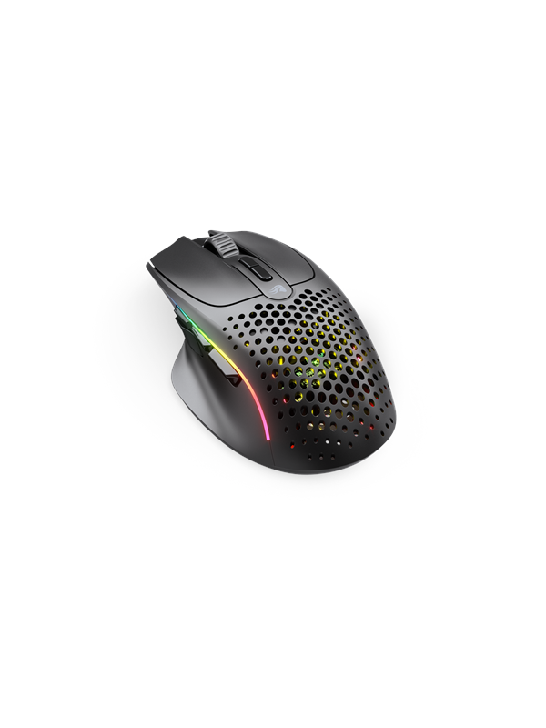 Glorious Model I 2 Wireless - Matte Black - Gaming Mus - Optisk - 9 knapper - Sort med RGB lys