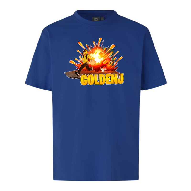 GoldenJ Vault Tee - Blå | 4-6