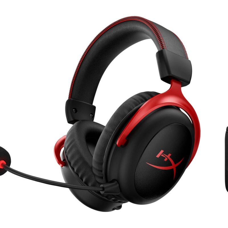 HyperX Cloud II Gaming Trådløs Headset Sort Rød