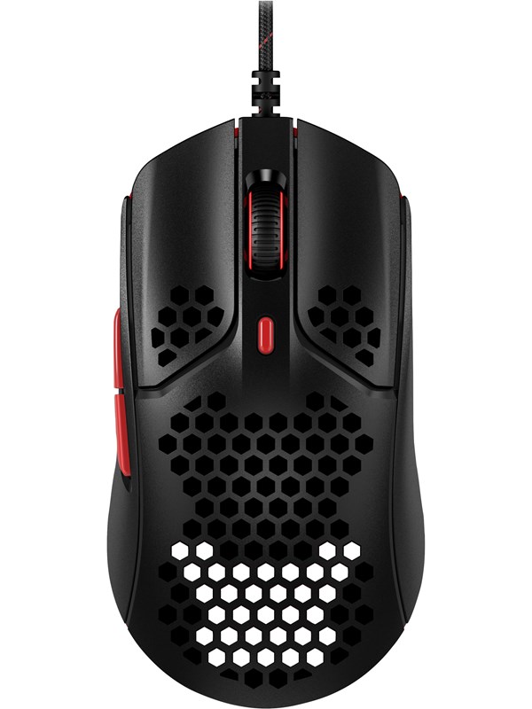 HyperX Pulsefire Haste Wired - Gaming Mus - Optisk - 6 knapper - Rød