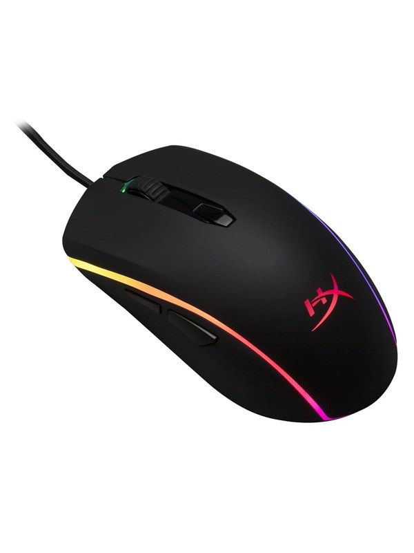 HyperX Pulsefire Surge RGB - Gaming Mus - Optisk - 6 knapper - Sort