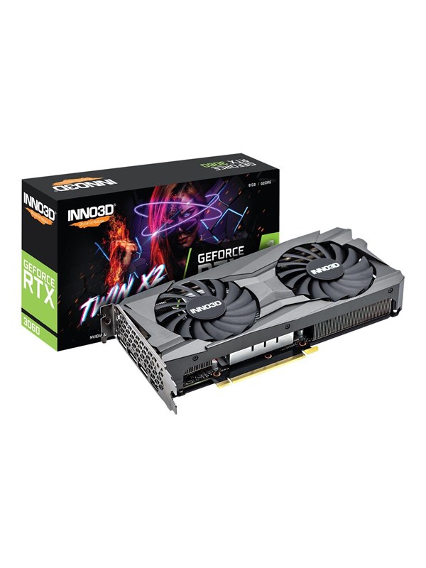 Inno3D GeForce RTX 3060 Twin X2 - 8GB GDDR6 RAM - Grafikkort