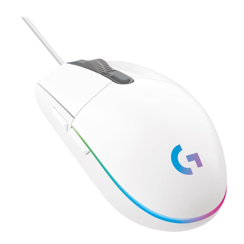 Logitech - G203 LIGHTSYNC Gaming Mouse White
