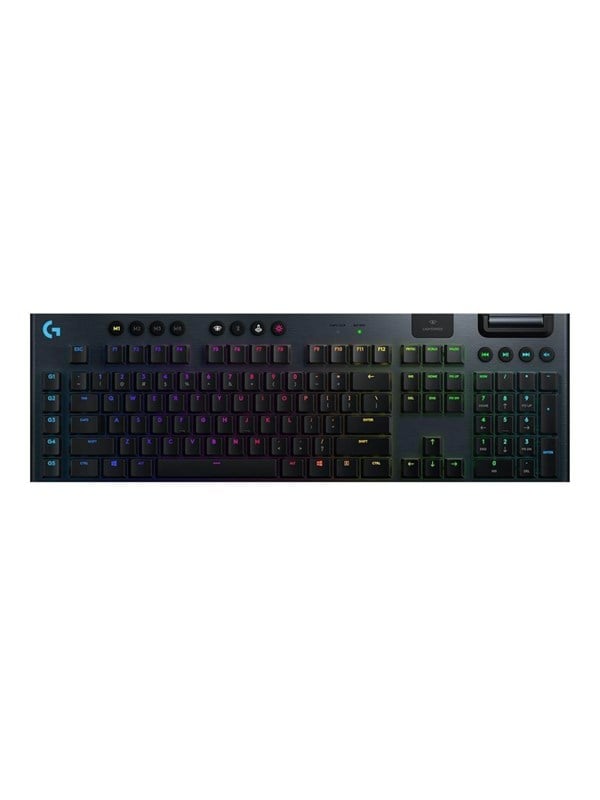 Logitech G915 LIGHTSPEED Wireless GL Tactile - ND - Gaming Tastatur - Nordisk - Sort