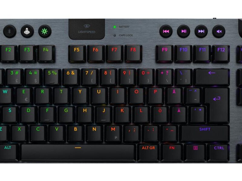 Logitech - G915 X LIGHTSPEED TKL Low-Profile Wireless Gaming Keyboard