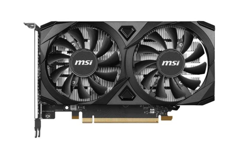 MSI GeForce RTX 3050 VENTUS 2X E 6G OC Grafikkort - 6GB GDDR6 - NVIDIA RTX 3050 - PCI Express 4.0 x16 (x8 mode)