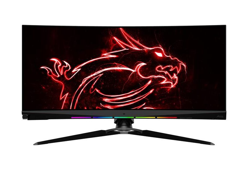 MSI Optix MEG381CQR Plus skærm - LED baglys - 37.5" - NVIDIA G-SYNC ULTIMATE - IPS - 1ms - UWQHD+ 3840x1600 ved 175Hz