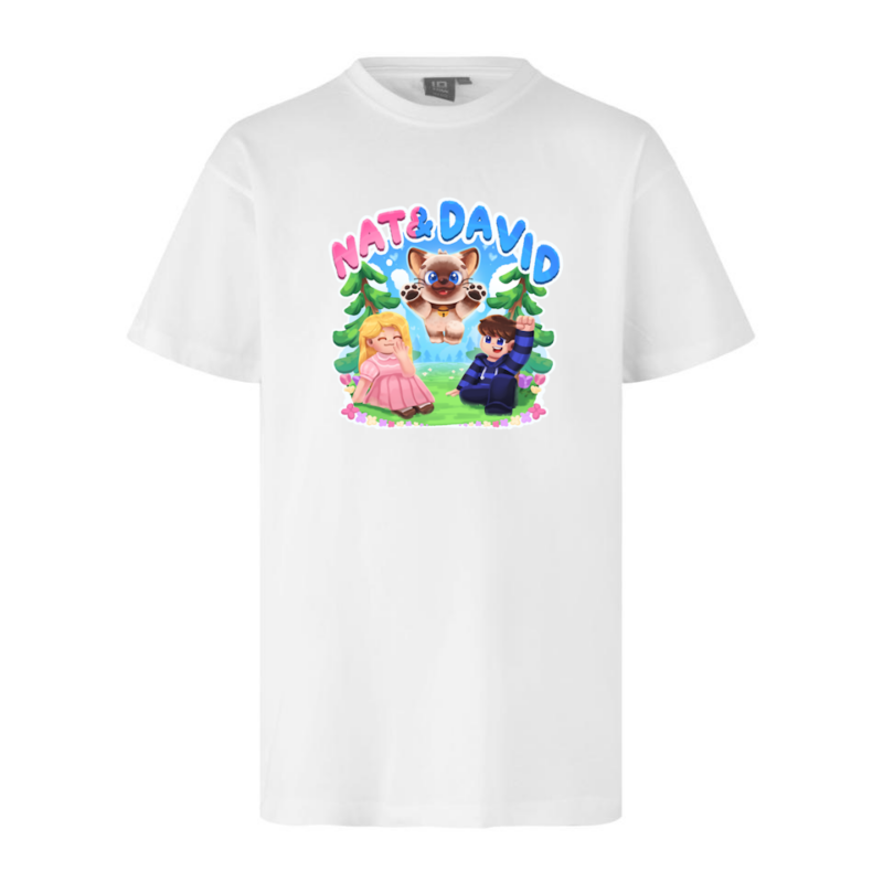 Nat&David Olaf Tee - Hvid | 4-6