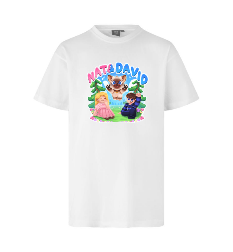 Nat&David Olaf Tee - Hvid | 4-6