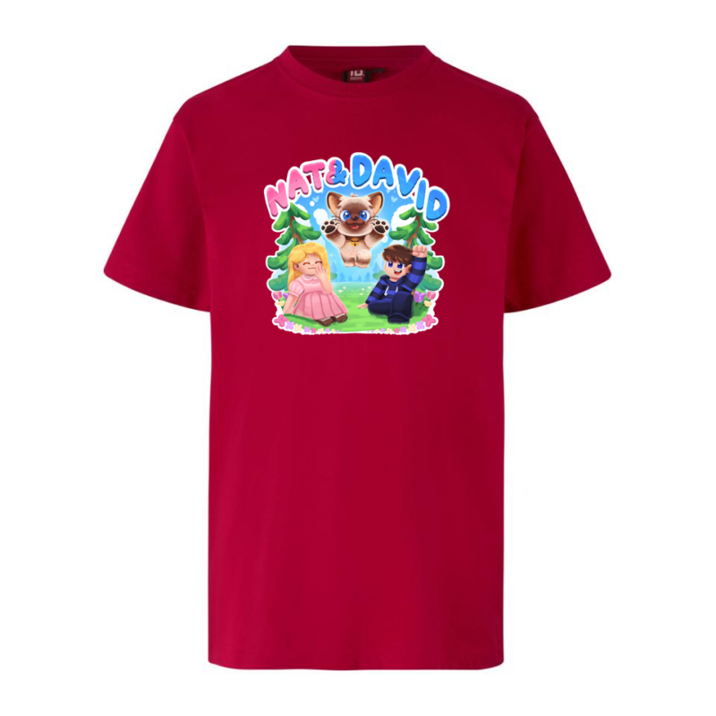 Nat&David Olaf Tee - Rød | 4-6