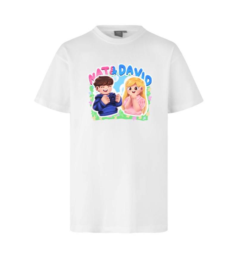 Nat&David Tee - Hvid | 4-6