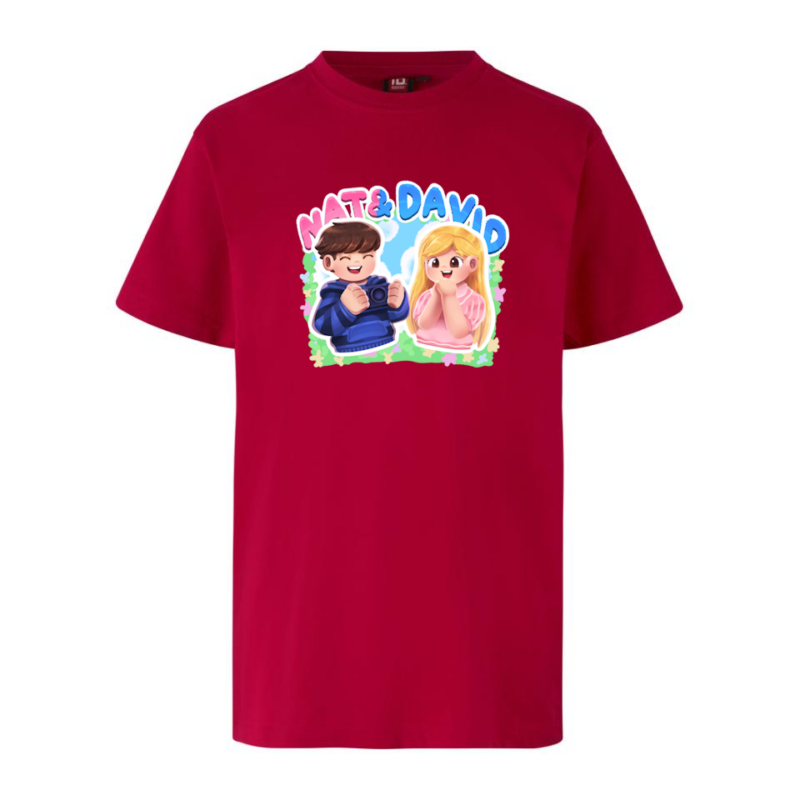 Nat&David Tee - Rød | 4-6