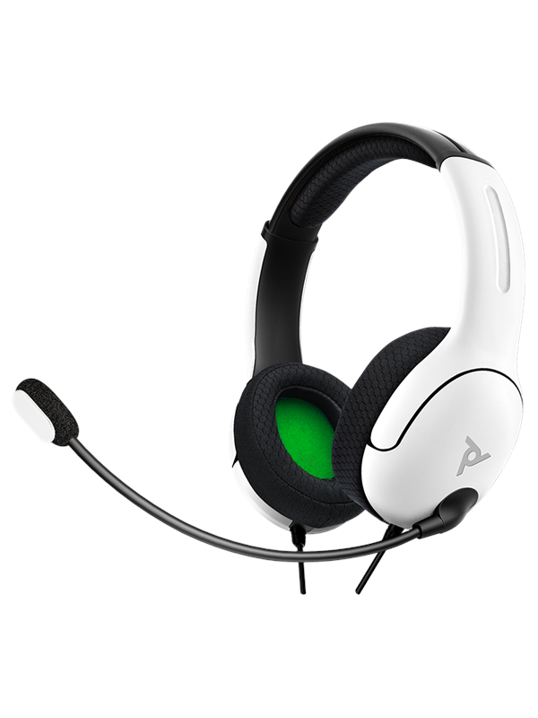 PDP LVL40 Wired Stereo Gaming Headset - White