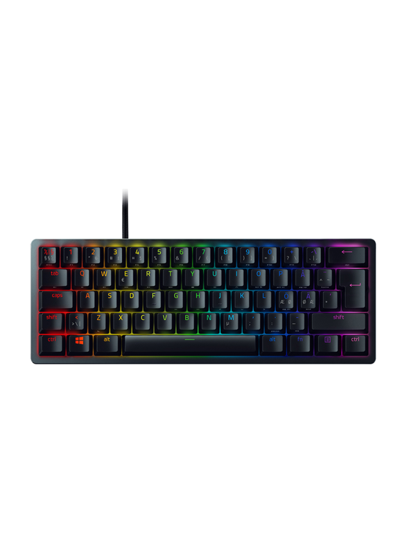 Razer Huntsman Mini Clicky - Black - ND - Gaming Tastatur - Uden Numpad - Nordisk - Sort