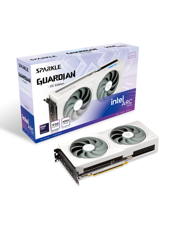 Sparkle Arc B570 Guardian Luna OC - 10GB GDDR6 RAM - Grafikkort