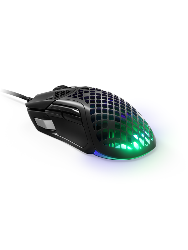 SteelSeries Aerox 5 Wired - Gaming Mus - Optisk - 9 knapper - Sort med RGB lys
