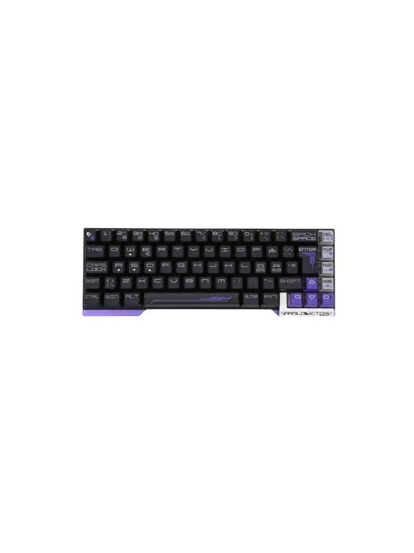 Varmilo VYU68 Victory 65% TKL RGB LED PBT/Hot-Swap/Gateron X Hall Effect - Gaming Tastatur - Nordisk - Lilla