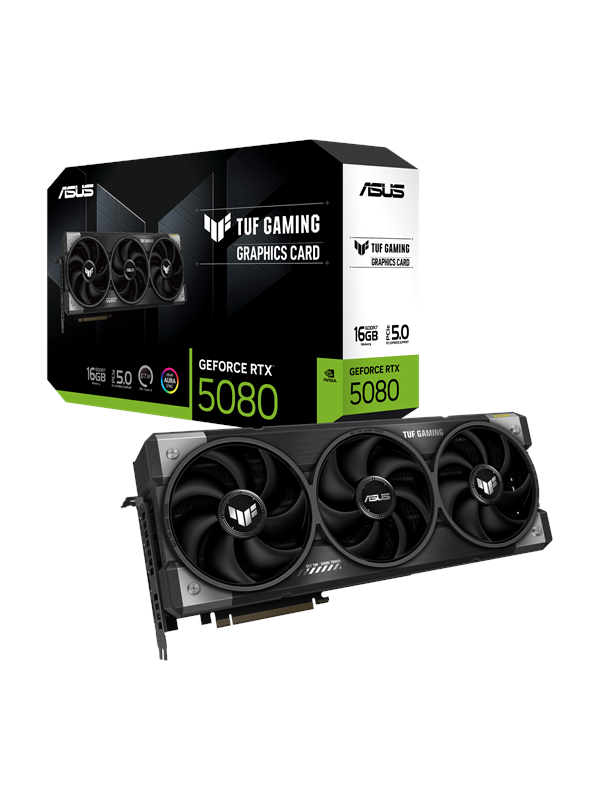 ASUS GeForce RTX 5080 TUF - 16GB GDDR7 RAM - Grafikkort