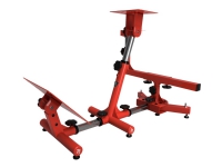 Arozzi Velocità - Racersimulator-cockpithjul/pedalstander - metal - rød